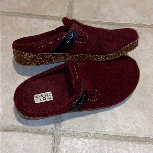earth origins wool clogs